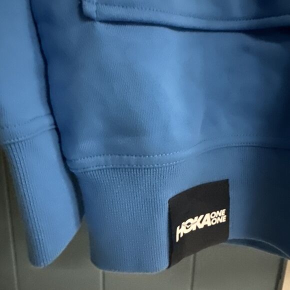 NEW HOKA ONE ONE HOODIE BONDI MEN XS WOMEN S "ALL GENDER" BLUE HOODIE NWT - Picture 8 of 11